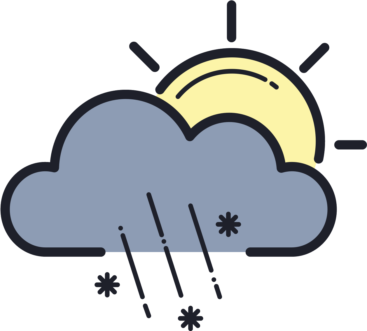Light Snow Icon - Icon (1600x1600), Png Download