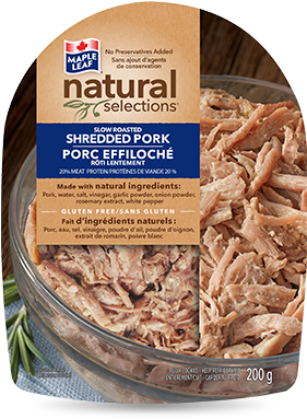 Maple Leaf Natural Selections Slow Roasted Shredded - Maple Leaf Shredded Chicken (500x500), Png Download