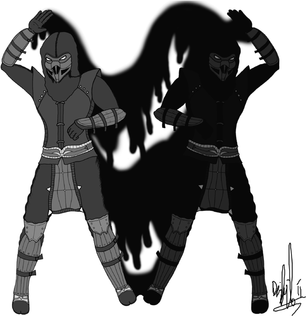 Noob Saibot (700x646), Png Download