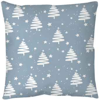 Hand Made Fir Tree Stars Snow Vector Pattern - Christmas Day (400x400), Png Download