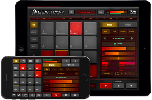 Beathawk Ios Music Production Studio Updated To Version - Music Sequencer (600x321), Png Download
