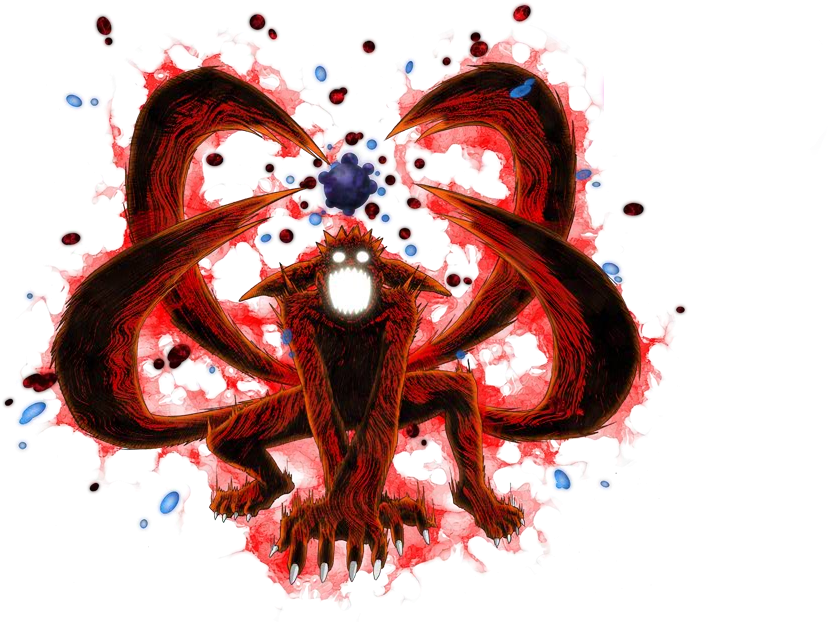 Enviar - Naruto Kyuubi Render (834x621), Png Download