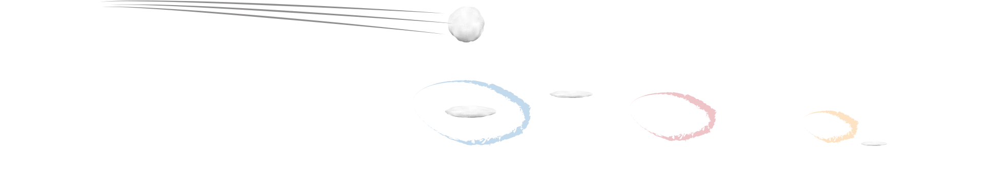 Snow Toss - Circle (1920x400), Png Download