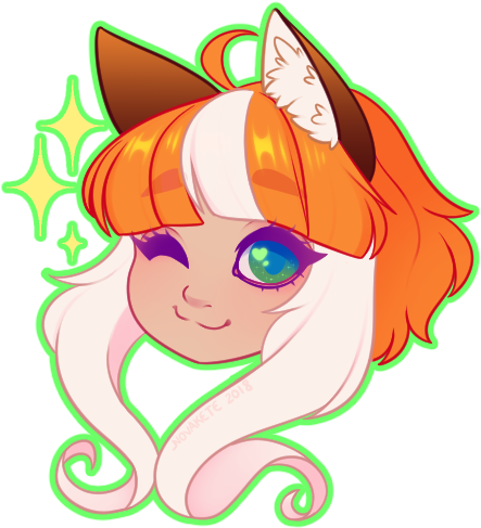 Little Chibi Head Of My Girl, Selkie - Cartoon (500x500), Png Download