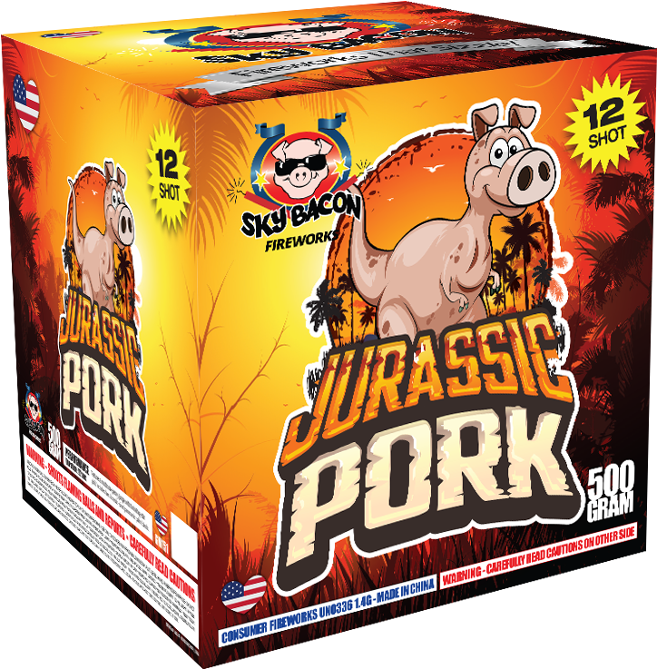 Jurassic Pork - Pork (1000x1000), Png Download