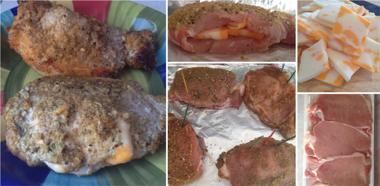 If Cheese Is Leaking Out You Can Try To Put It Back - Pork Chop (1600x790), Png Download