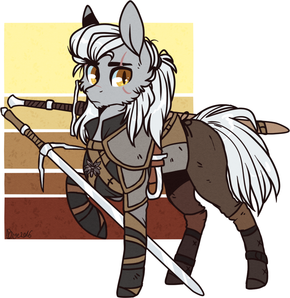 D-dyee, Crossover, Geralt Of Rivia, Ponified, Safe, (998x1024), Png Download