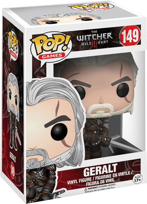 Geralt 12134 Accessory Toys & Games - Witcher Geralt Pop! Vinyl Figure (681x681), Png Download