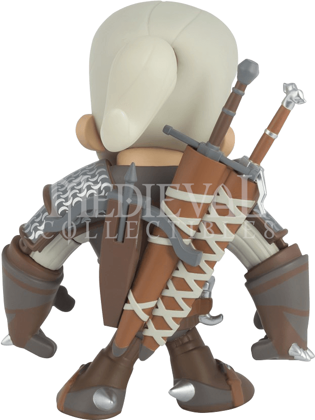 Item - Witcher 3 Geralt Of Rivia 6 Vinyl Figure (828x828), Png Download