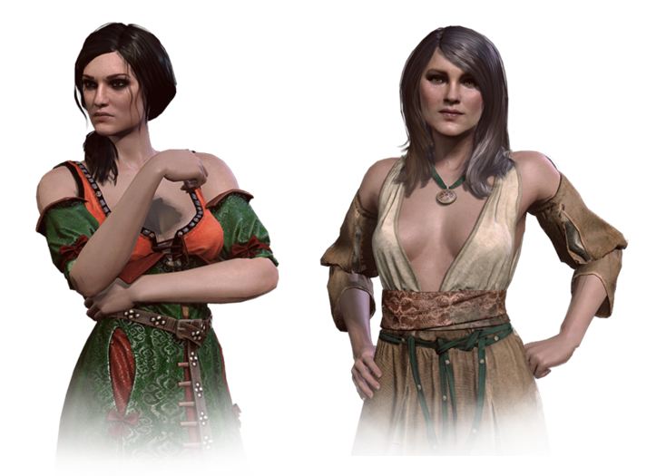 It's Strange, That There Is No Chance To Start A Romance - Corinne Tilly Witcher 3 Romance (734x525), Png Download