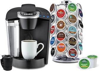 The Water Reservoir Is Accessed On The Left Hand Side - Keurig Coffee Maker (485x262), Png Download