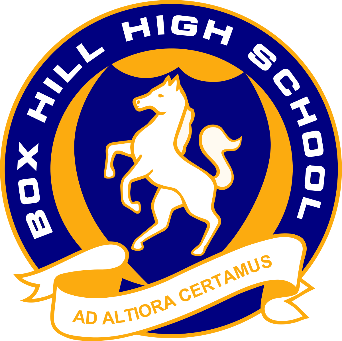 Box Hill High Logo (1200x1196), Png Download