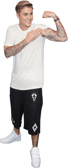 Free Png Justin Bieber Showing Muscle Png Images Transparent - Standing (480x720), Png Download
