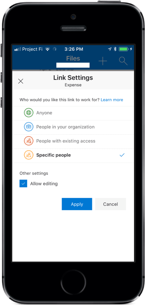 Onedrive For Ios Sharing - Salesforce1 Tablet And Phone (485x1000), Png Download