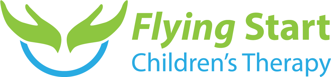 Flying Start Children's Therapy Logo - Child (1181x354), Png Download
