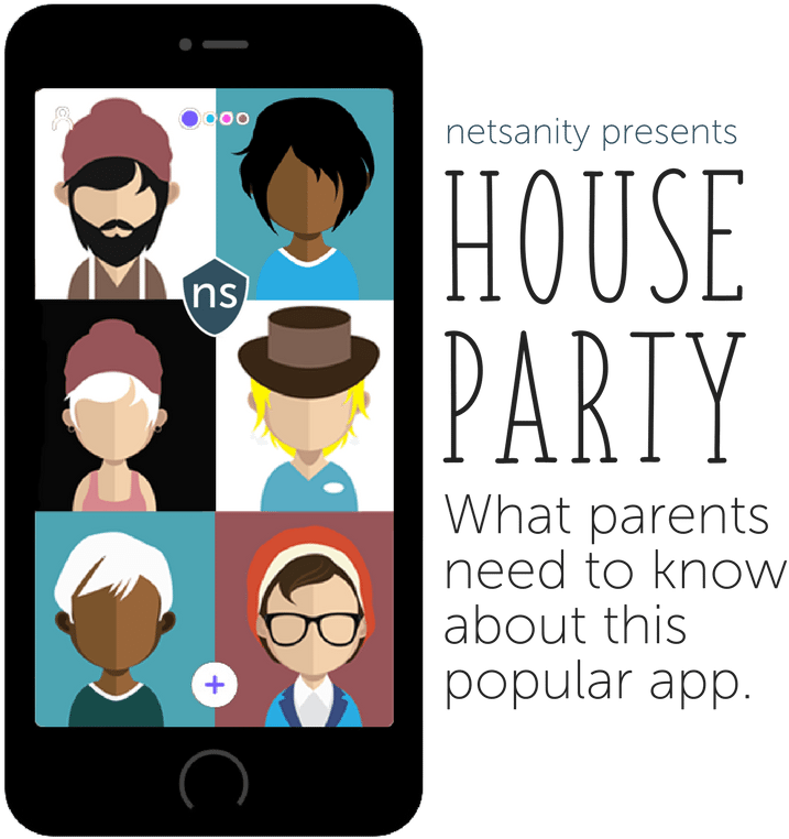 What Parents Should Know Before The Party Starts - Houseparty App (800x800), Png Download