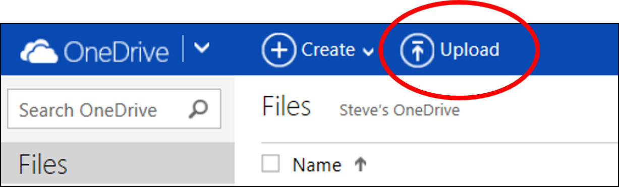 Upload A Document Or Picture To Onedrive - Onedrive (1227x371), Png Download