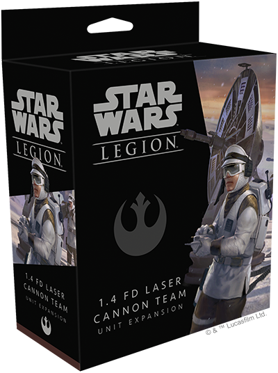 Leia Organa, Star Wars - Star Wars Legion 1.4 Fd Laser Cannon Team Unit Expansion (400x536), Png Download