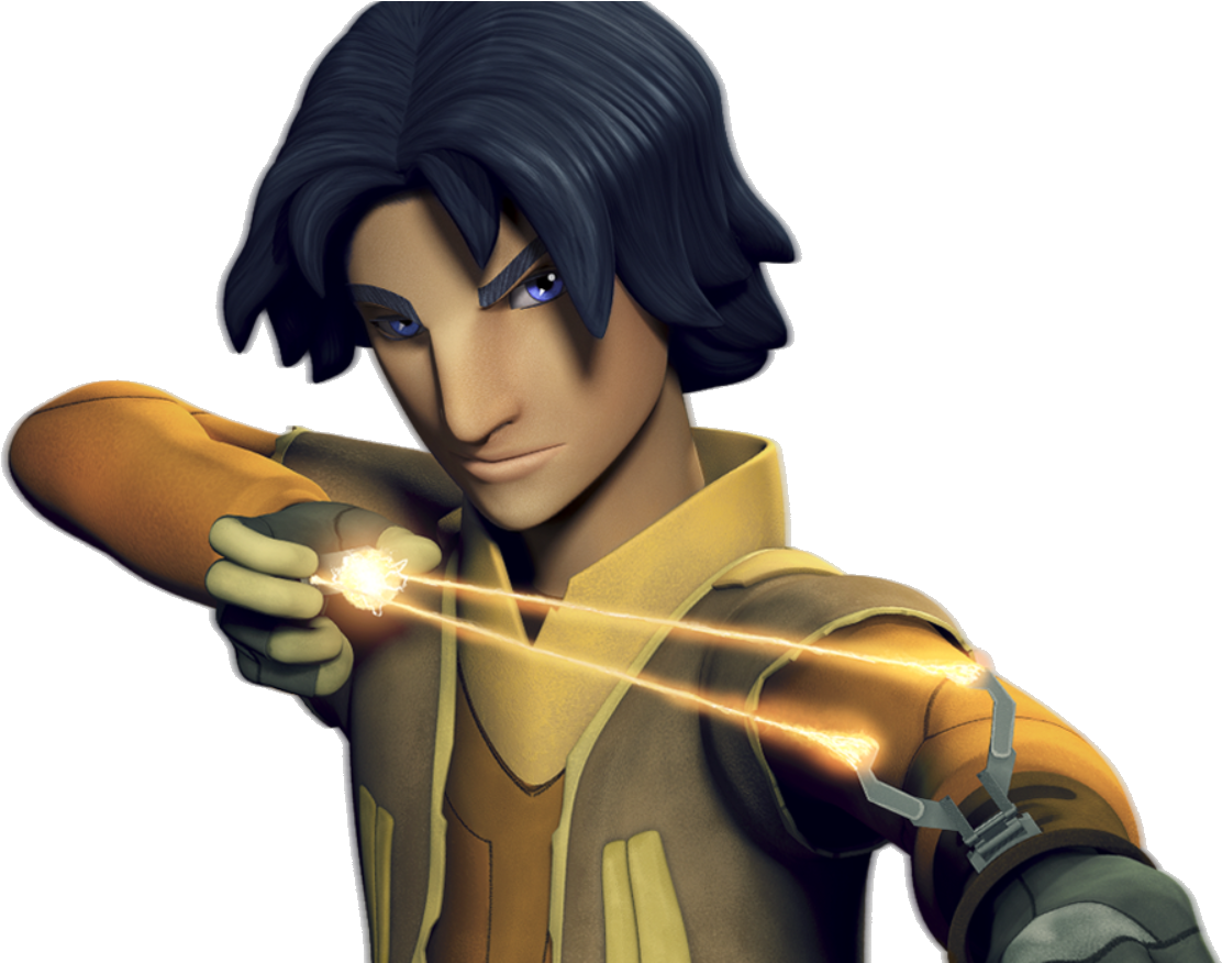Ezra Bridger's Energy Slingshot - Ezra Star Wars Rebels (1175x875), Png Download