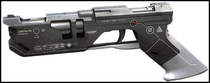 Nexici C2 Stun Pistol - Disruptor Pistol Star Wars (690x273), Png Download
