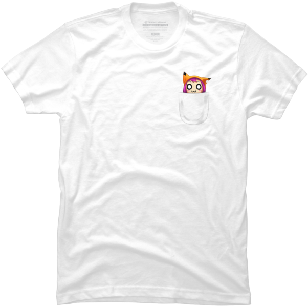 Owo Pocket Shirt White T-shirt - Shirt (650x650), Png Download