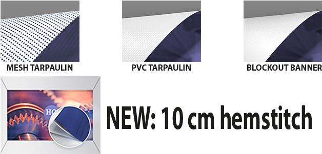 Tarpaulins Vinyl Banners Advertising Printing - Pink Pu Leather Flip Case Cover For Samsung Galaxy (650x300), Png Download