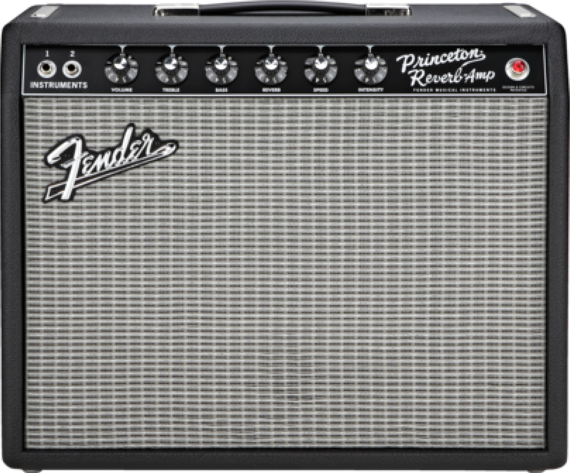 Fender 65 Princeton Reverb Combo Amp Vr - Fender 65 Princeton Reverb 15w 1x10 Tube Guitar Combo (2000x2000), Png Download