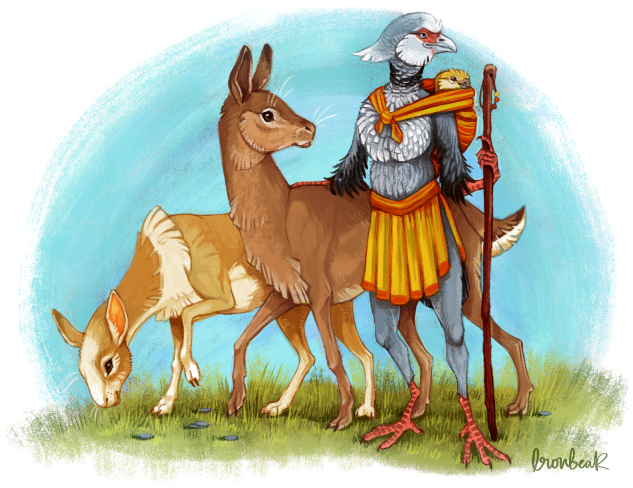 Vulture Culture • It's Been A Long Time Since I Drew - Starbound Avian (1280x996), Png Download