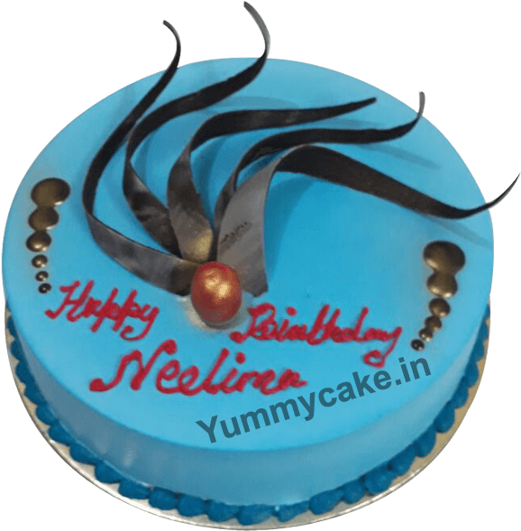 Fondant Birthday Cakes - Cake (600x600), Png Download