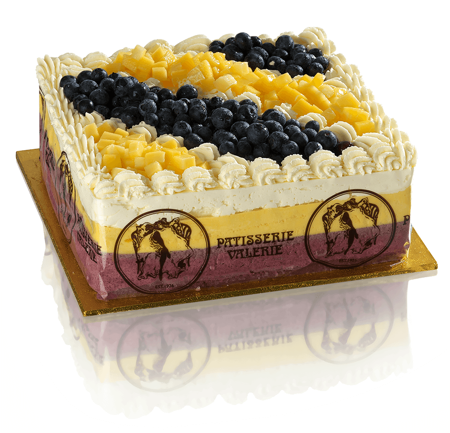 Fresh Handmade 6" Mango & Blackcurrant Mousse Order - Cake (900x900), Png Download