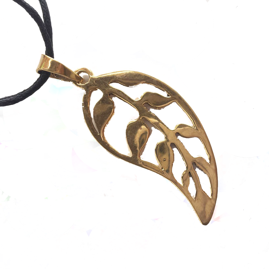 Angkor Bullet Jewellery Cambodia Jewellery Brass Leaf - Pendant (900x900), Png Download