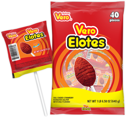 With A 40 Piece Bag, Everyone In Your Neighborhood - Dulces Vero Mango Lollipops Paletas 40 Pcs Chili Covered (500x465), Png Download