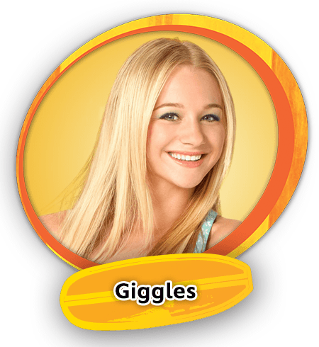 Giggles - Teen Beach Movie Personas (450x490), Png Download