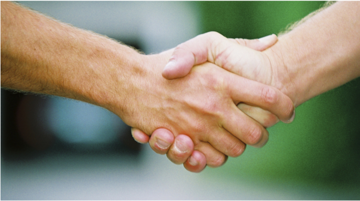 Two Farmers Shaking Hands (720x660), Png Download