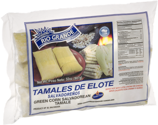 Rio Grande Foods Tamales De Elote Green Corn Salvadorean (600x600), Png Download