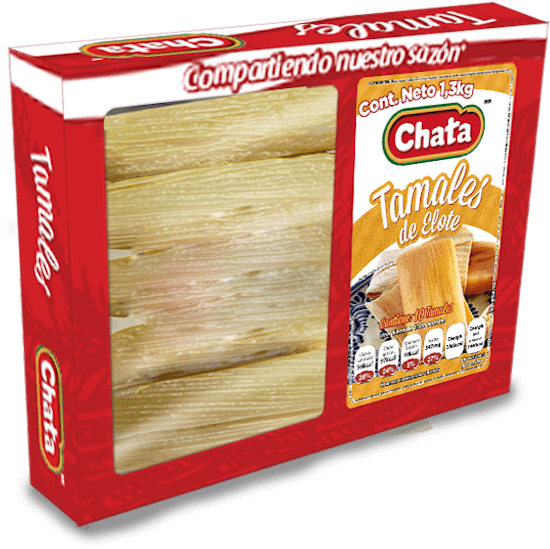 Chata Tamales De Elote 10 Piezas - Tamales De Elote La Chata (600x596), Png Download