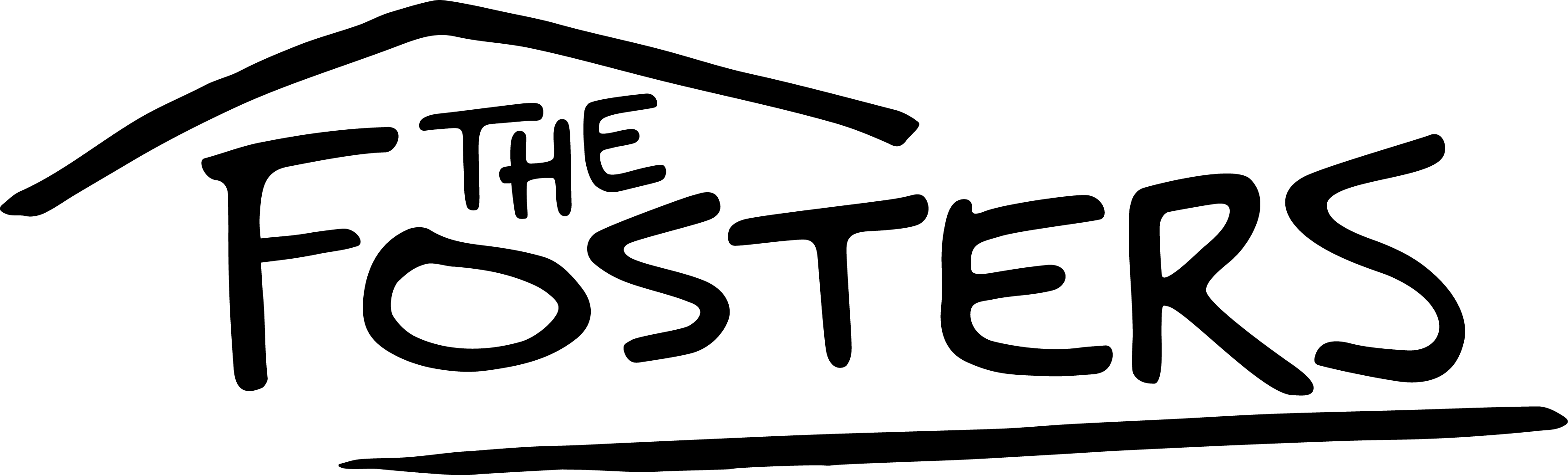 Abcf Thefosters Logo Final-1 - Fosters Tv Show Logo (3445x1043), Png Download