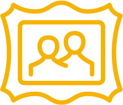 Faces Help To Catch People's Eyes (400x343), Png Download