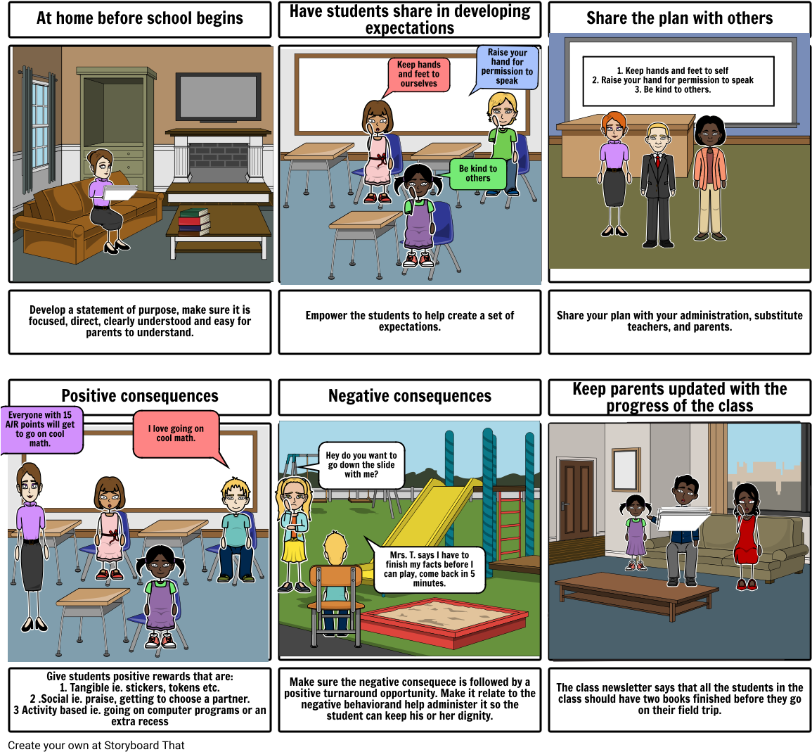Classroom Management - Cartoon (1164x1086), Png Download