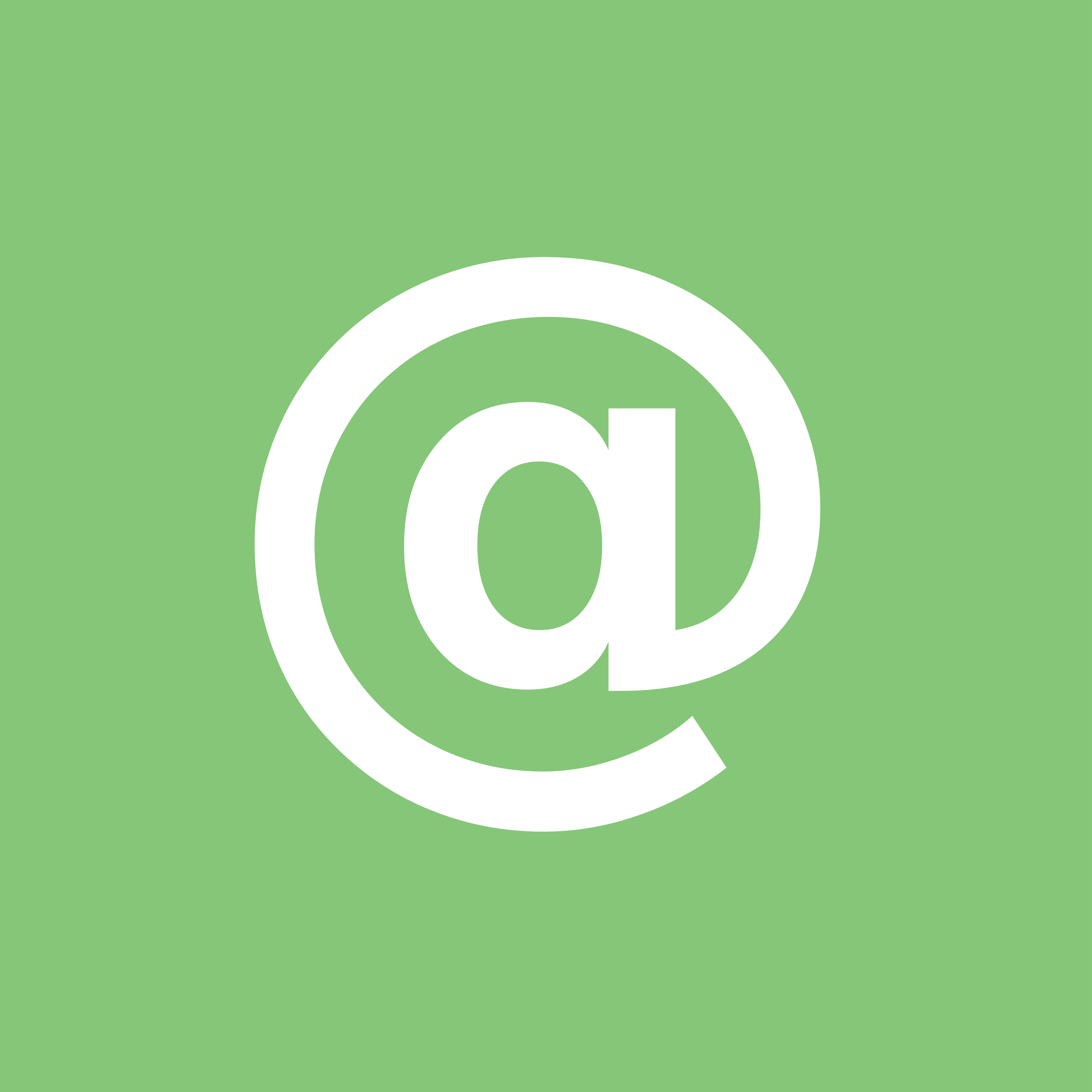Email Icon Square Flat (600x600), Png Download