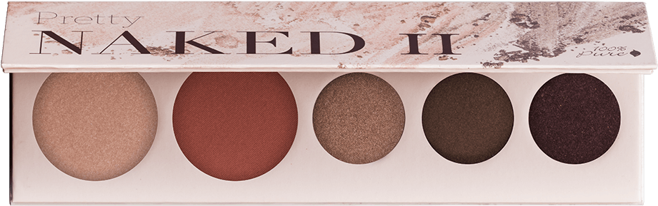 This Palette Is Made With 100% Natural Ingredients - 100% Pure Fruit Pigmented Pretty Naked Ii Palette (1024x558), Png Download