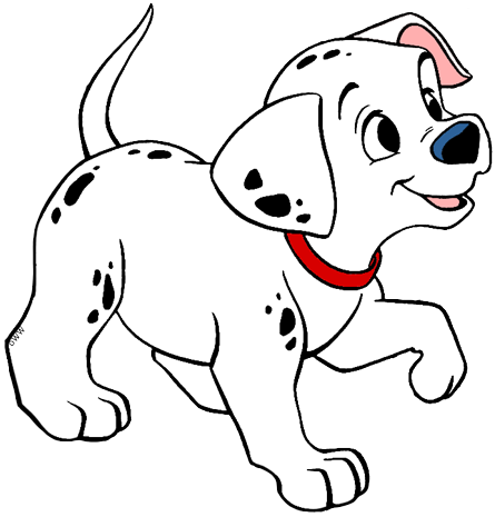 Dalmatian Puppies Clip Art - 101 Dalmatians (445x465), Png Download