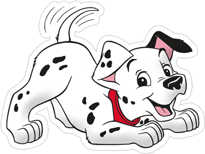 Viber Sticker «101 Dalmatians» - Disneys 101 Dalmations Set Of 8 Birthday Invitations (490x317), Png Download
