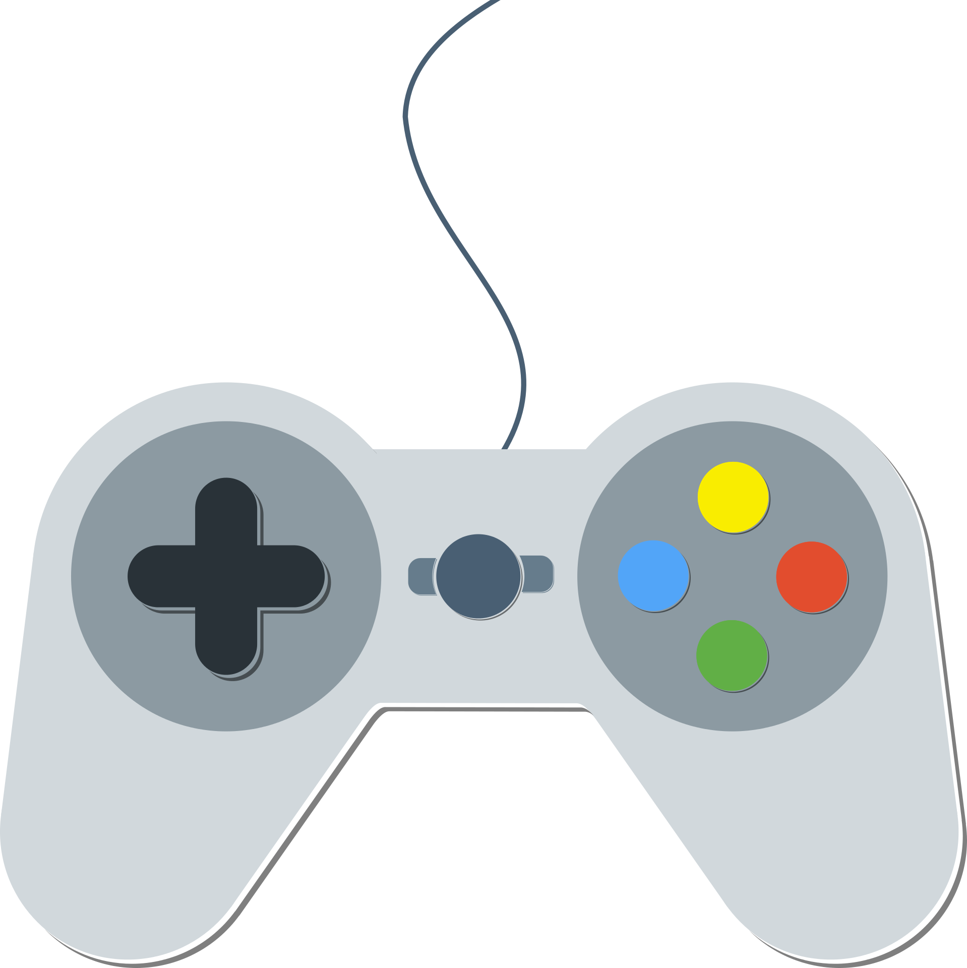 Youtube Gaming Is No More - Video Games Cartoons (1918x1920), Png Download