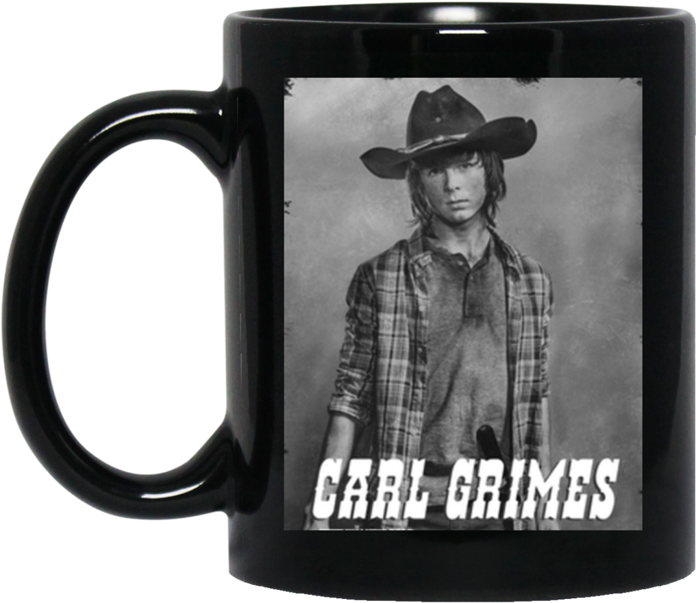 The Walking Dead Mug Carl Grimes Coffee Mug Tea Mug - Carl The Walking Dead Mousepad Non Slip Neoprene (1024x1024), Png Download