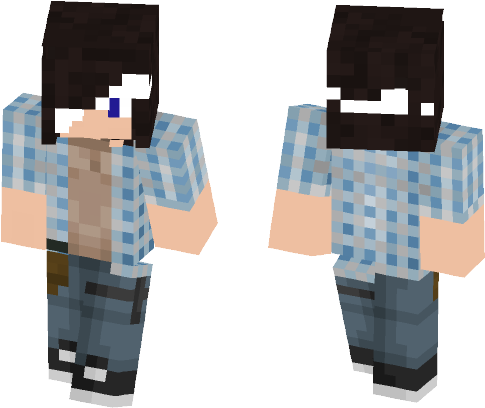Carl Grimes - Minecraft (584x497), Png Download