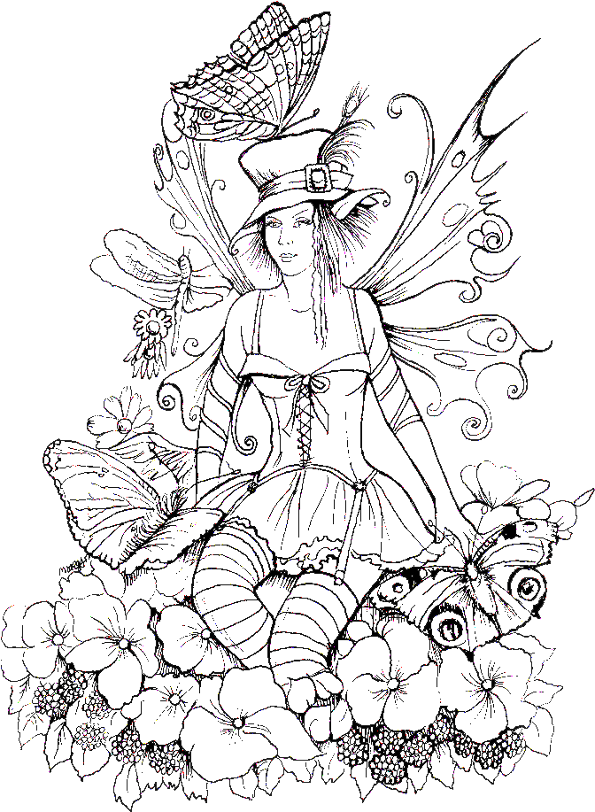 Download Now - Digi Stamps Christmas Fairy (705x1000), Png Download