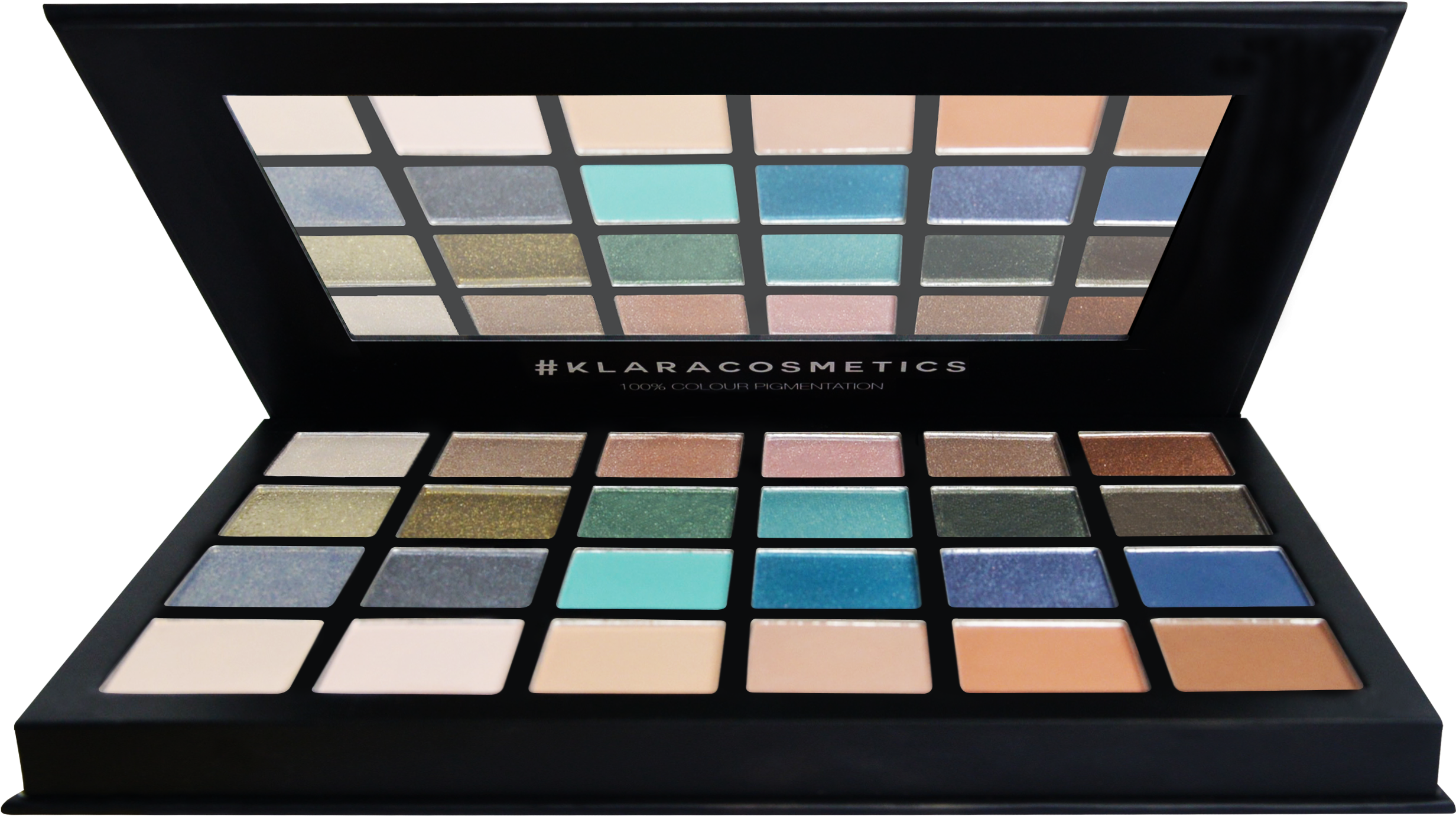 Klara Cosmetics Malibu Palette (2504x1423), Png Download