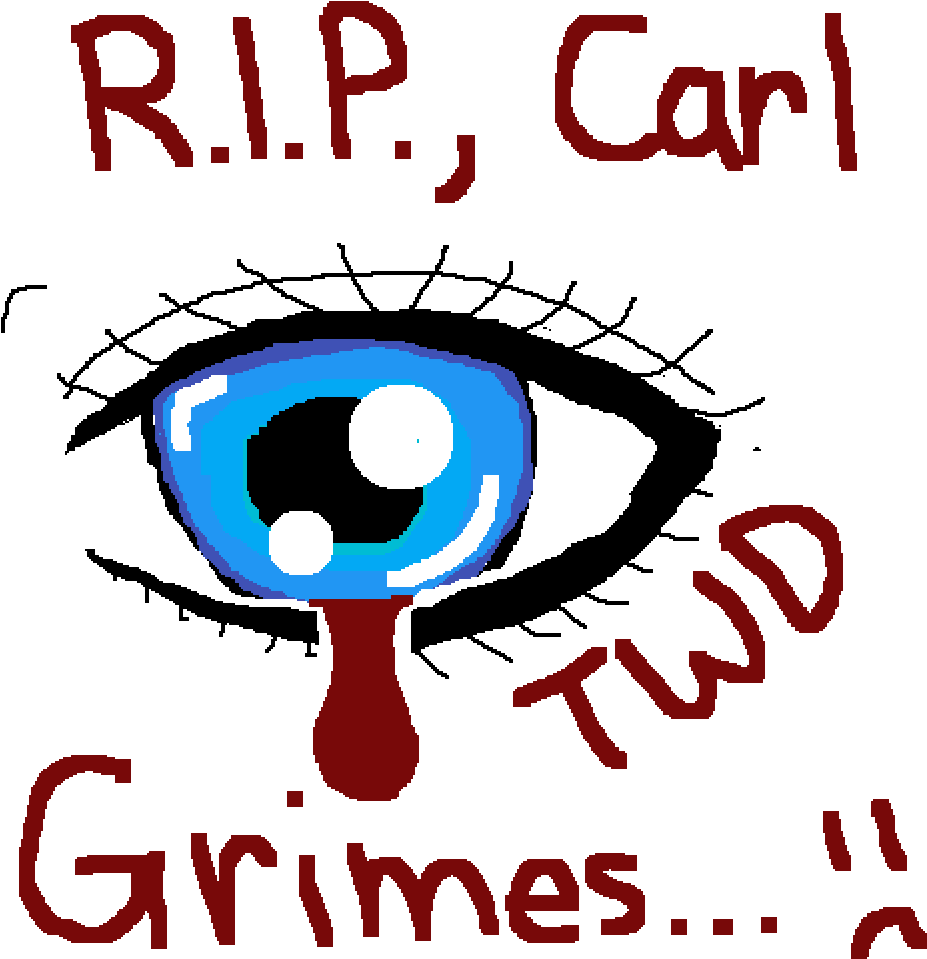 Rip Rip Carl Grimes - User (1000x1000), Png Download