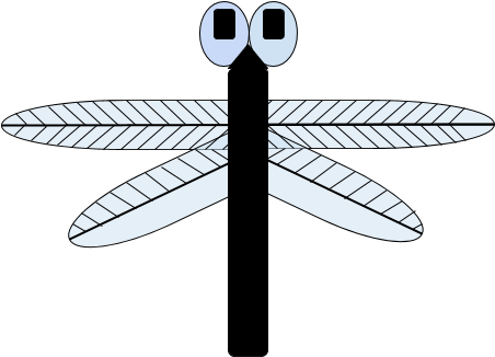 Dragonfly (473x342), Png Download